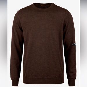 Brand new crew neck merino wool knit